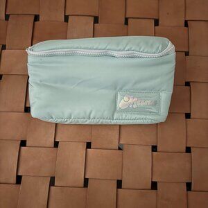 Mane by Jen Atkin Puffy Belt Bag | Blue Green Nylon Fanny Pack | Brand New